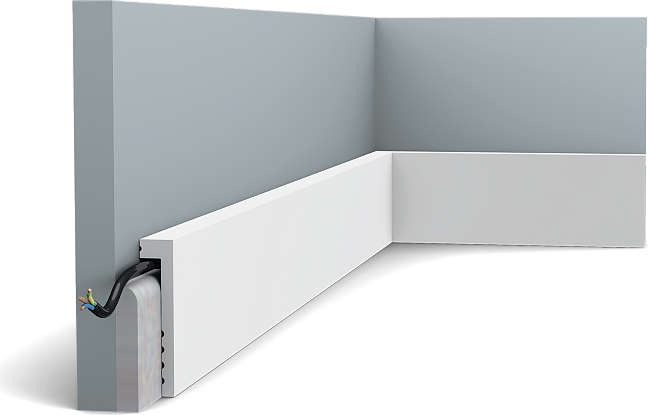 Плинтус Orac Décor SX171 SQUARE дюрополимер 200,0 x 2,2 x 10,0