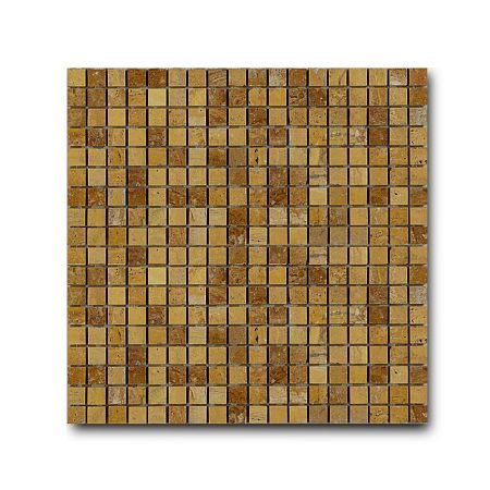 Мозаика Art&Natura Marble Mosaic Travertino Giallo 30,5x30,5