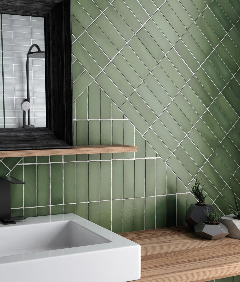 artisan moss green в интерьере
