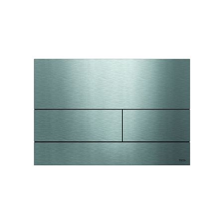 Tece Square II Панель смыва с двумя клавишами. Нержавеющая сталь с покрытием против отпечатков пальцев