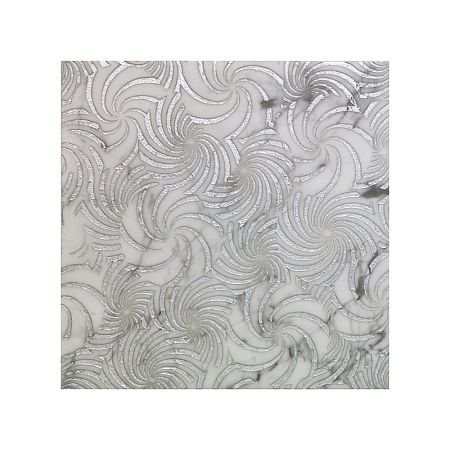 Мраморная плитка Akros Dogma Light Ironia T Bianco Carrara Silver 30,5x30,5