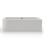 Ванна Acrylic Pure R  акриловая 180x80x60 см, в левый угол, цвет белый глянцевый, перелив щелевой купить в Москве: интернет-магазин StudioArdo