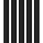 Отопительный радиатор Сунержа Эстет-1 1200х225 5 секций, Матовый чёрный купить в Москве: интернет-магазин StudioArdo