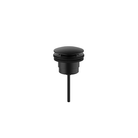 Fantini Донный клапан для раковины, нажимной, с механизмом ''Push-Open'', цвет черный матовый