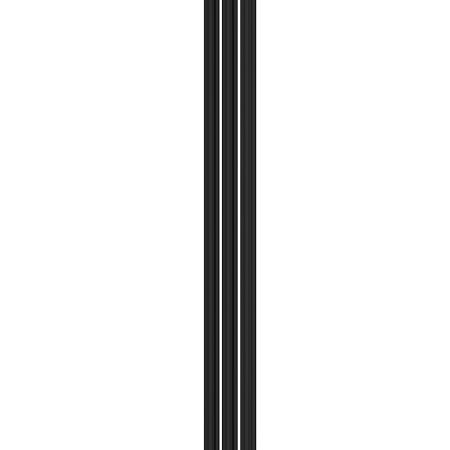 Полотенцесушитель водяной Сунержа Хорда ПП 1200х195, Матовый чёрный