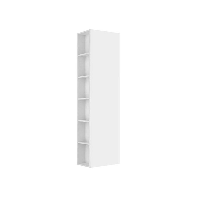 Keuco Plan Высокий шкаф-пенал 480 x 1750 x 300 мм, с 1 дверцей, петли справа,, корпус ламинированный матовый белый, фасад стекло белый глянцевый купить в Москве: интернет-магазин StudioArdo