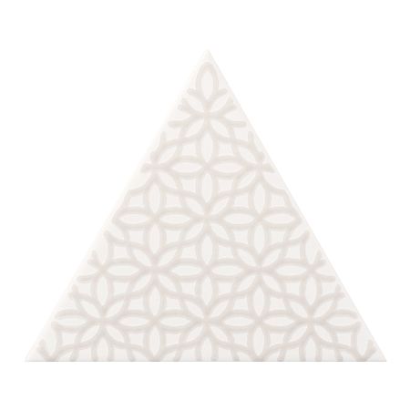 Керамическая плитка Petracers Triangolo Gipsy Grigio Su Bianco 17x17