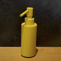 EXPO Bongio Дозатор для жидкого мыла настольный, отделка в желтом цвете купить в Москве: интернет-магазин StudioArdo
