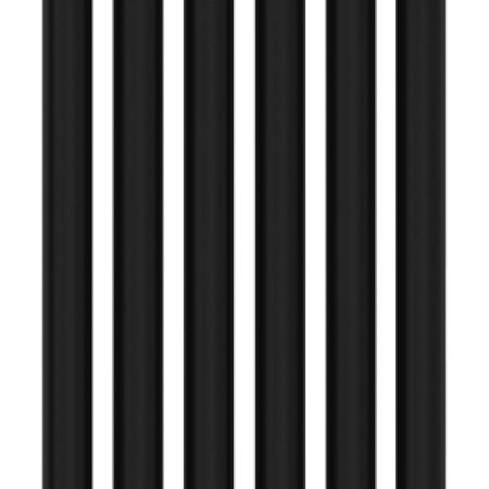 Отопительный радиатор Сунержа Эстет-00 1800х270 6 секций, Матовый чёрный