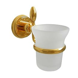 Nicolazzi Liberty Стакан стеклянный подвесной, цвет держателя: золото купить в Москве: интернет-магазин StudioArdo