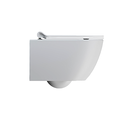 Унитаз Pura безободковый с водоворотной системой смыва Swirlflush фаянсовый белый матовый (881609)