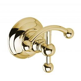 Nicolazzi Accessori Classico Крючок двойной, цвет Gold Brass купить в Москве: интернет-магазин StudioArdo