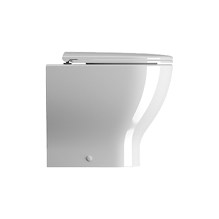 Унитаз City Pro безободковый с водоворотной системой смыва Swirlflush фаянсовый белый (911011)