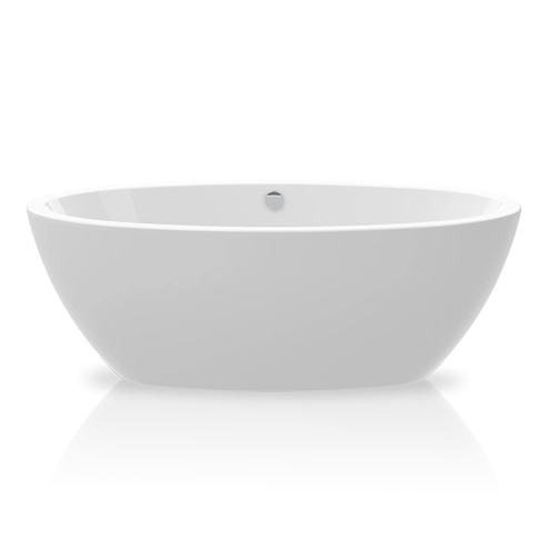 Ванна отдельностоящая  Knief Acrylic Loom акриловая  190х95х60 мм, отдельностоящая, белая глянцевая, щелевой слив-перелив хром. купить в Москве: интернет-магазин StudioArdo
